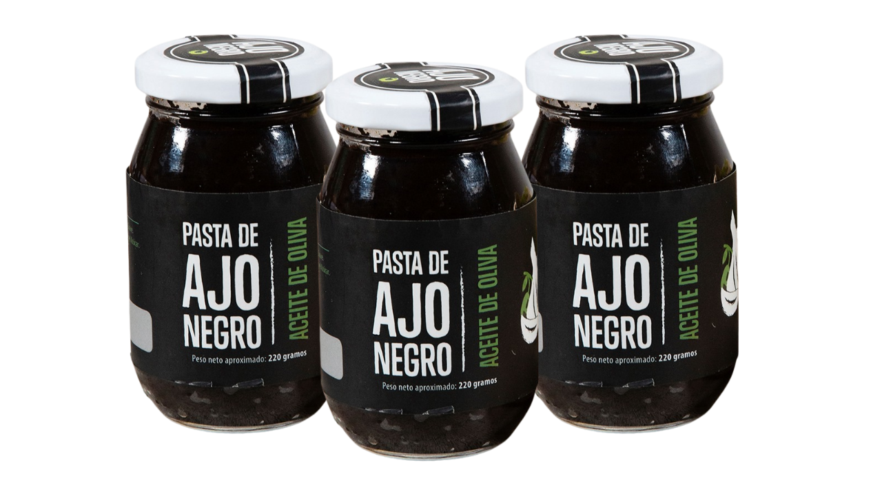 Pack de 3 – Pasta de Ajo Negro con Aceite de Oliva 220 g