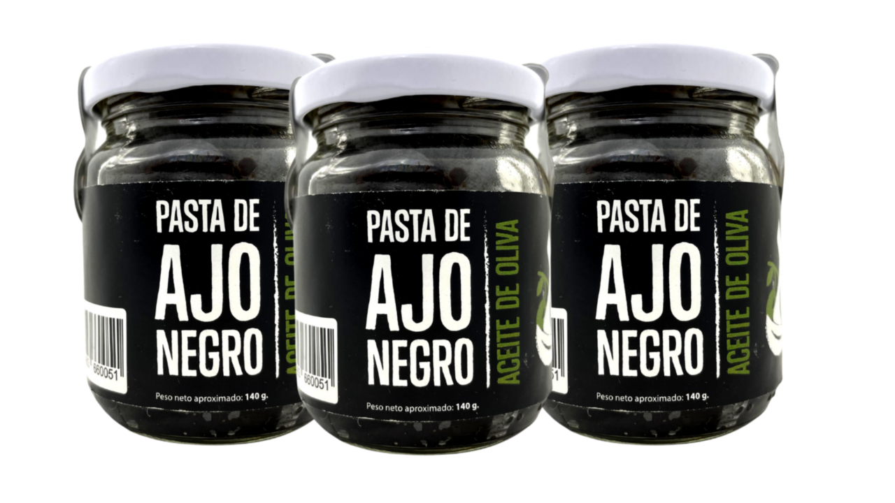 Pack Pasta de ajo negro con Aceite de Oliva 140gr